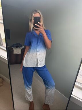 Blue to White Ombre Loungewear Set